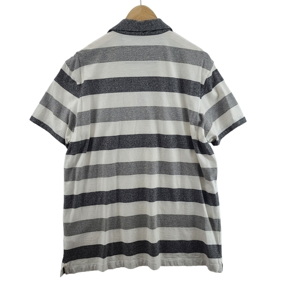 Banana Republic Luxury Touch Standard Fit Polo Shirt Gray Extra Large Men's - Picture 6 of 9